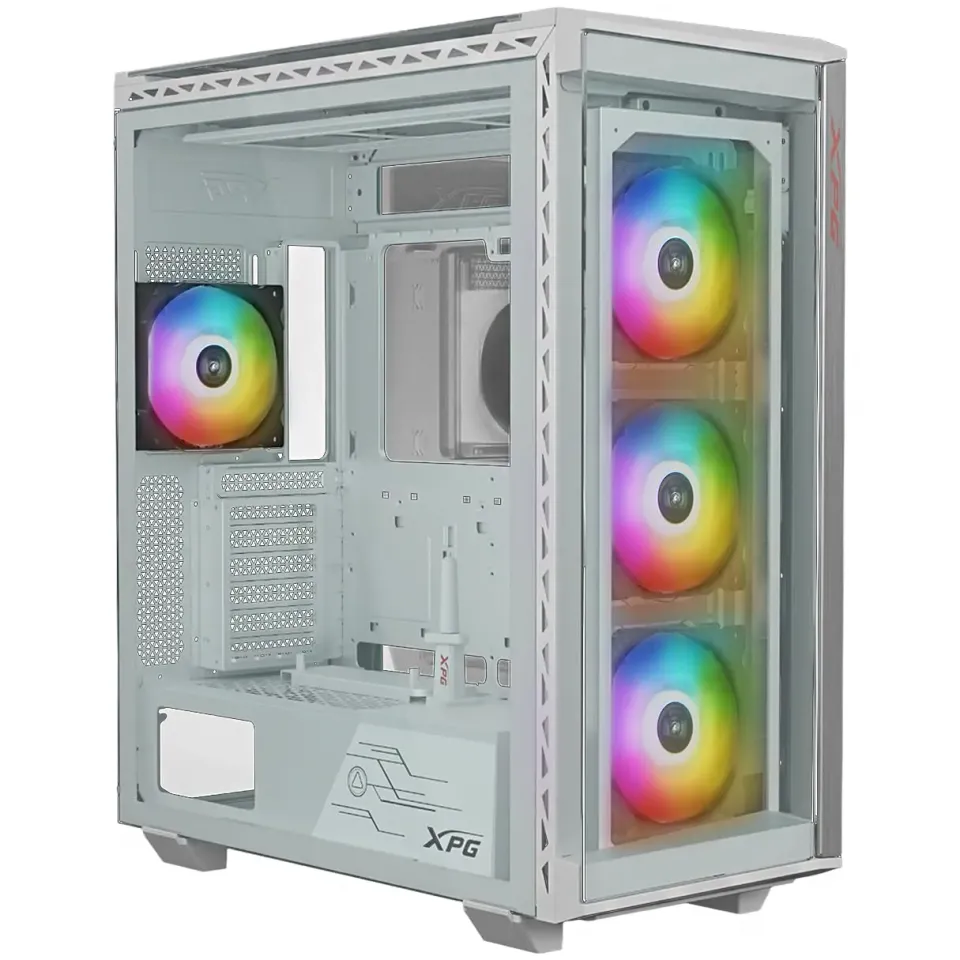 XPG Battlecruiser II ST Mid-Tower Gehäuse weiß 4x ARGB E-ATX