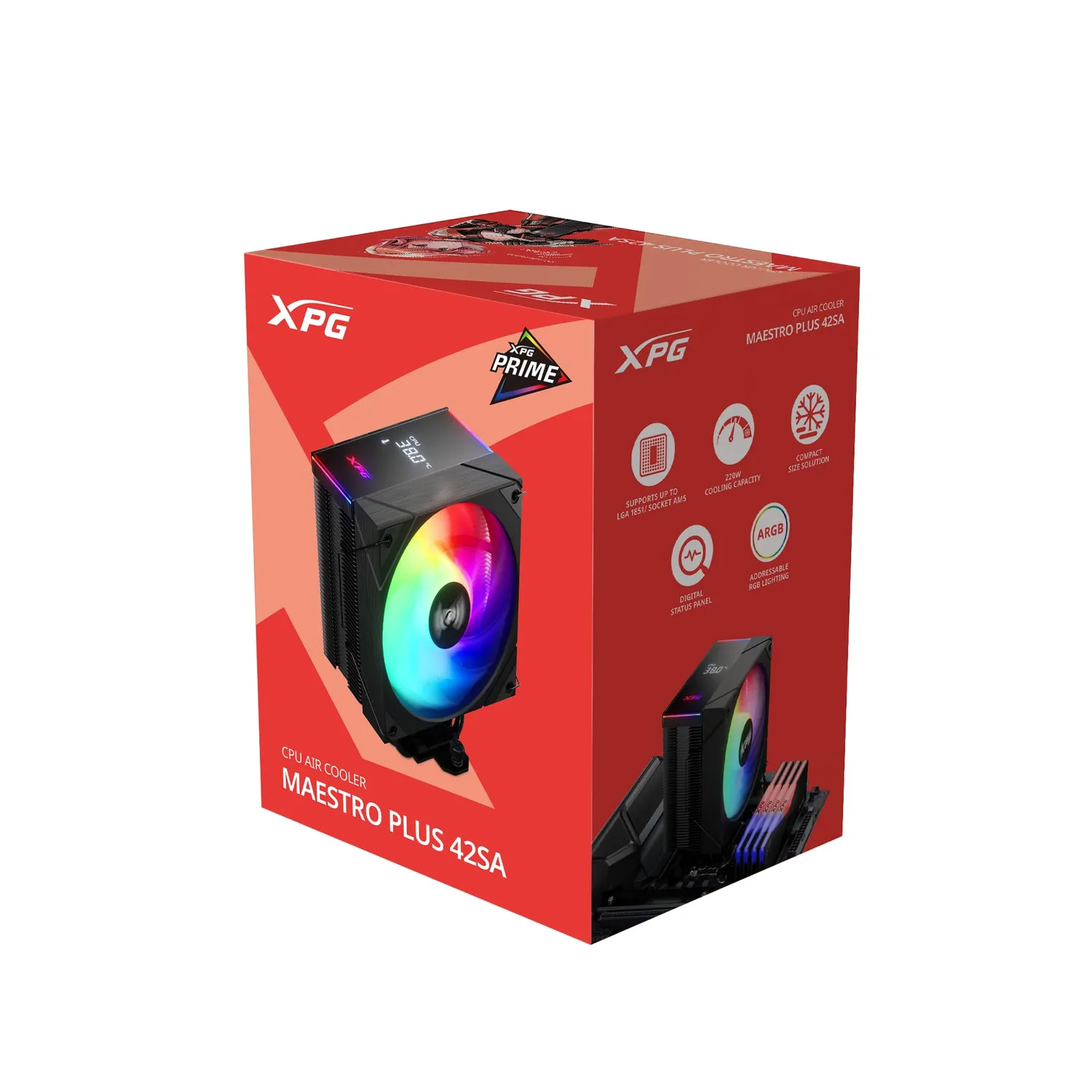 XPG Maestro Plus 42SA CPU-Kühler ARGB Display