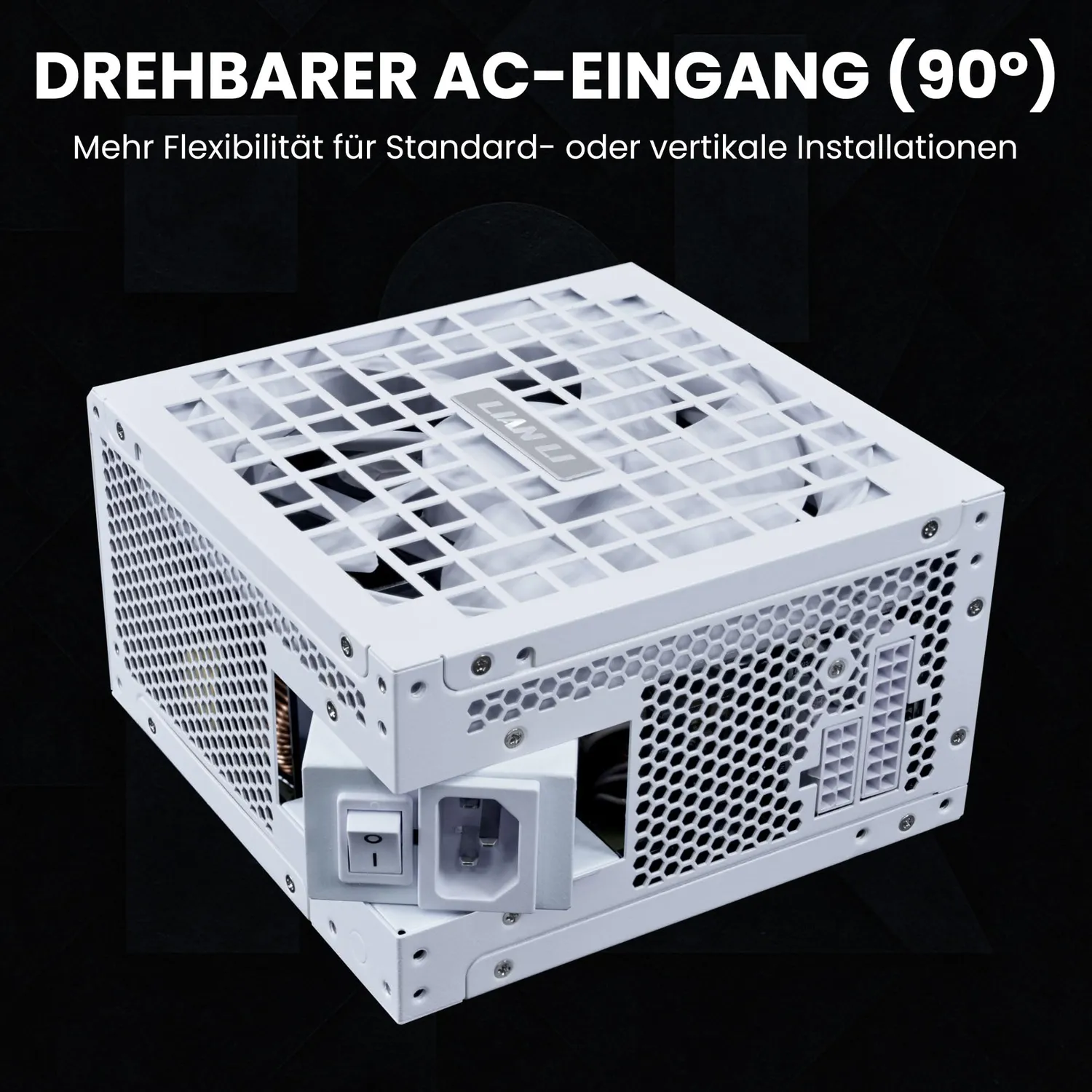 Lian Li RS Netzteil 1000W weiß Gold mit Hub
