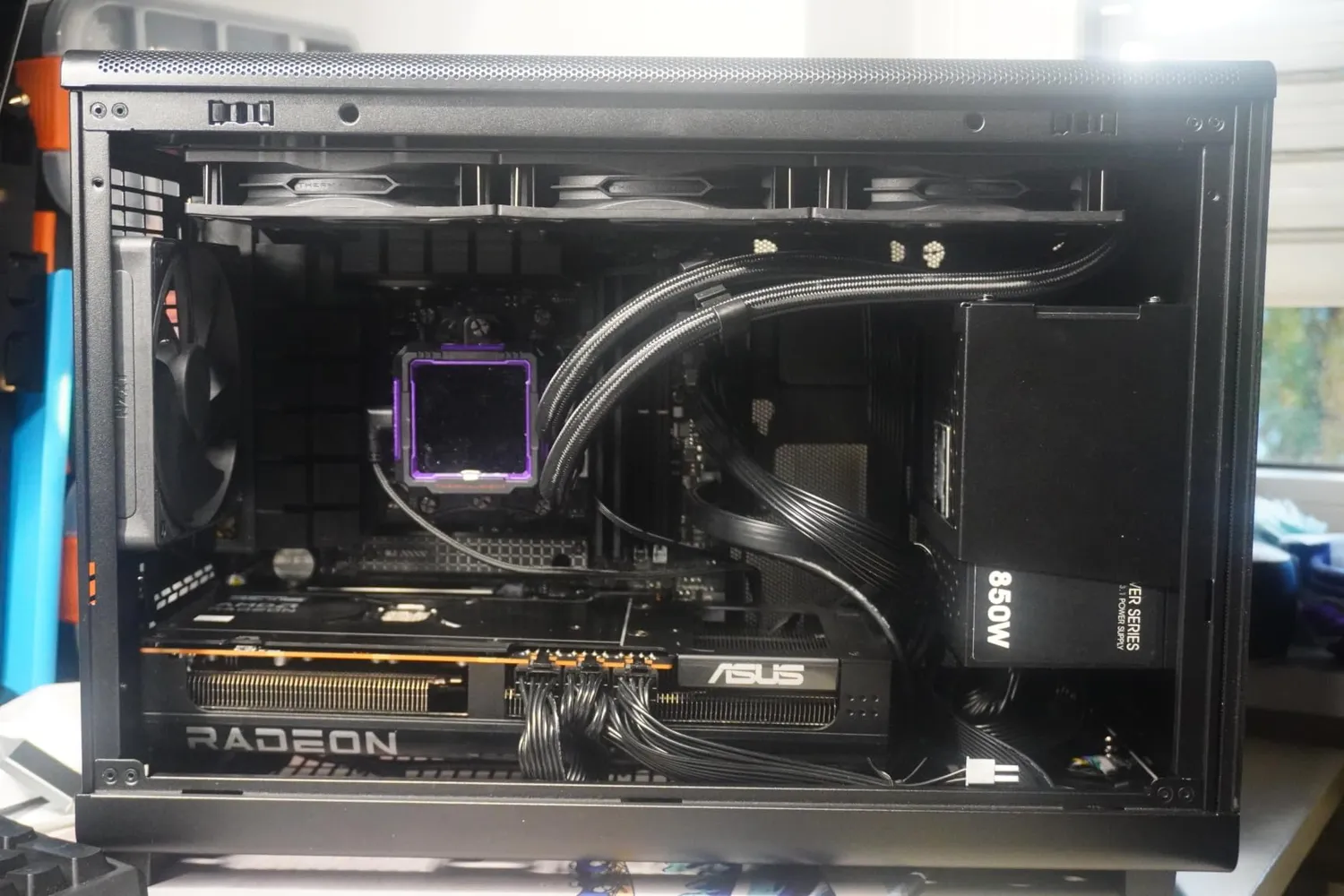 Lian Li DAN A3-mATX Wood PC-Gehäuse Buche Weiß Glas
